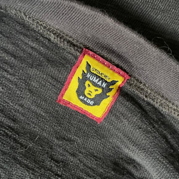 Rare Vintage Human Made Running Heart Dark Brown Tee - Picture 4 of 6